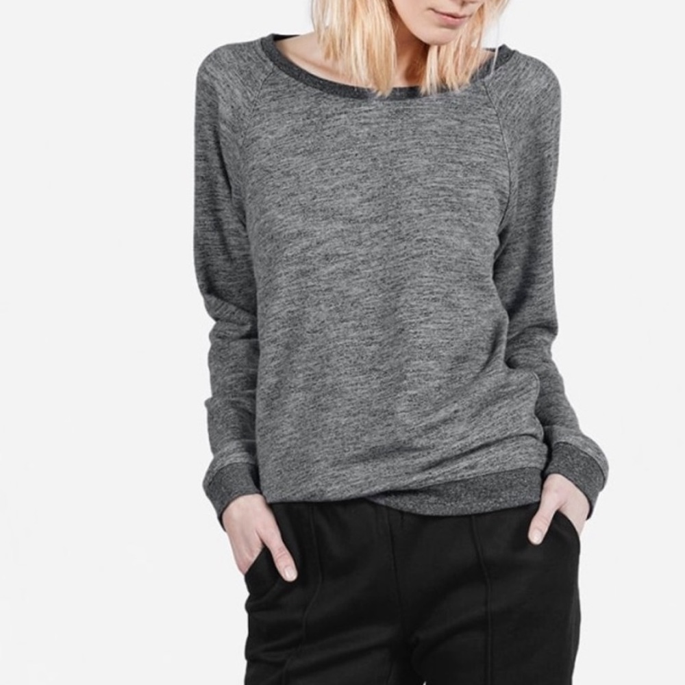 Everlane The Crew Grey Sweatshirt